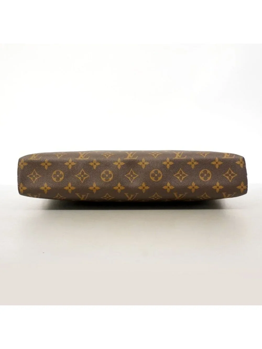 Louis Vuitton Business Bag Monogram Macassar Porte Documents Jour Brown Black